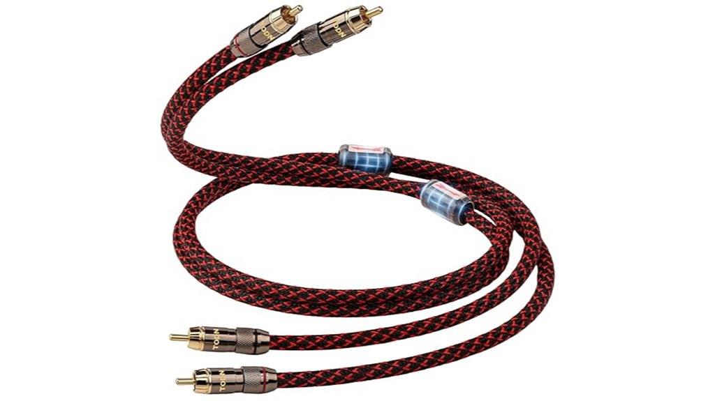 audiophile rca cable pair