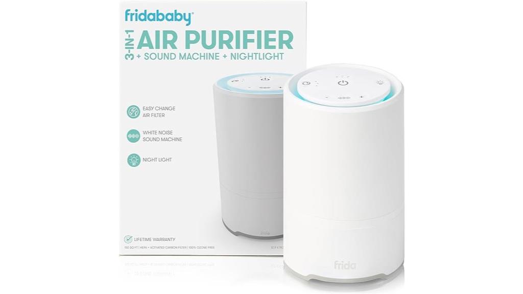 baby air purifier with lights