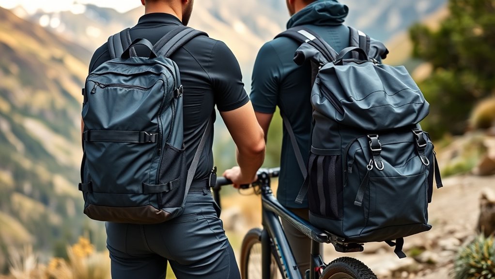 backpack or pannier choice