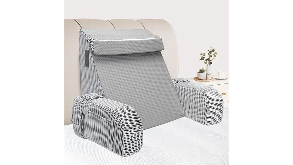 bed sitting pillow support