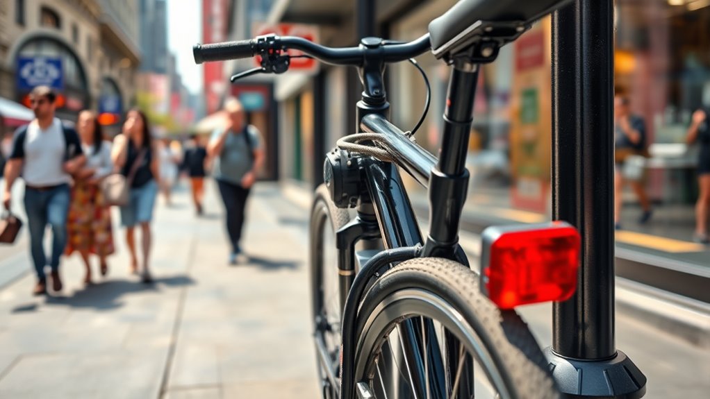 bike locking strategies outdoors