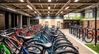 bike parking options at work