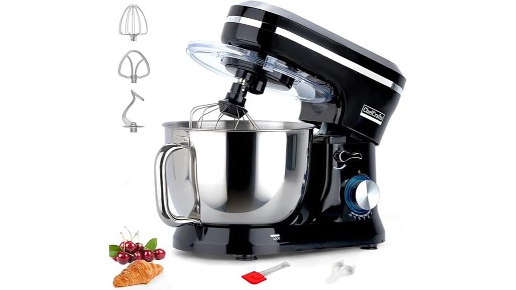 black 6 5 quart mixer