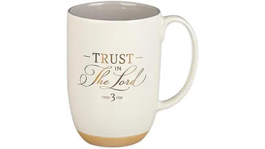 ceramic mug with bible