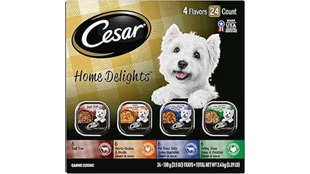cesar wet dog food pack
