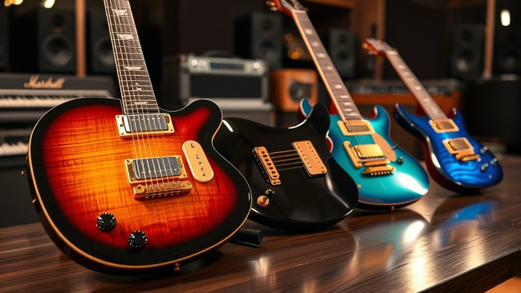choosing high end electric guitars