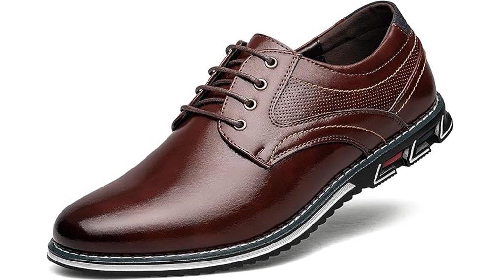 comfortable leather business shoes