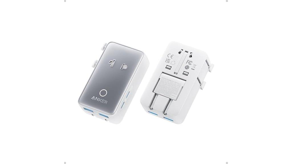 compact 5 port travel charger