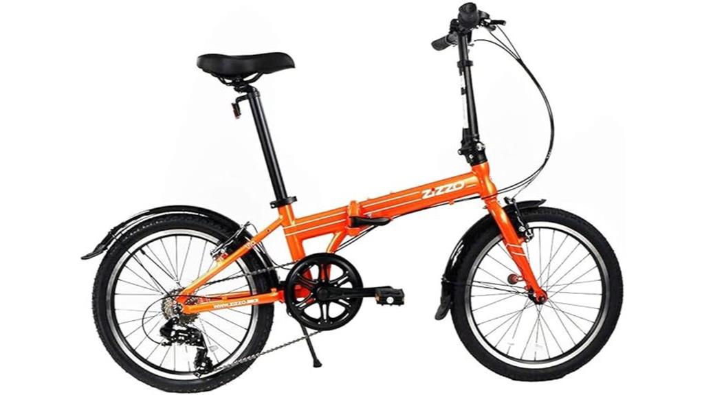 compact aluminum folding bicycle