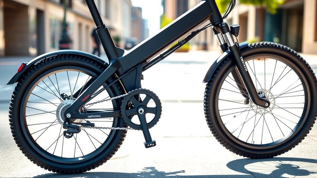 compact folding bike stability