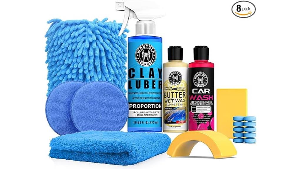 complete auto detailing set