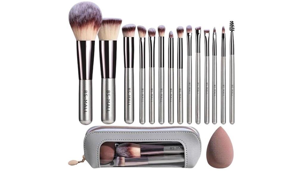 complete makeup brush kit