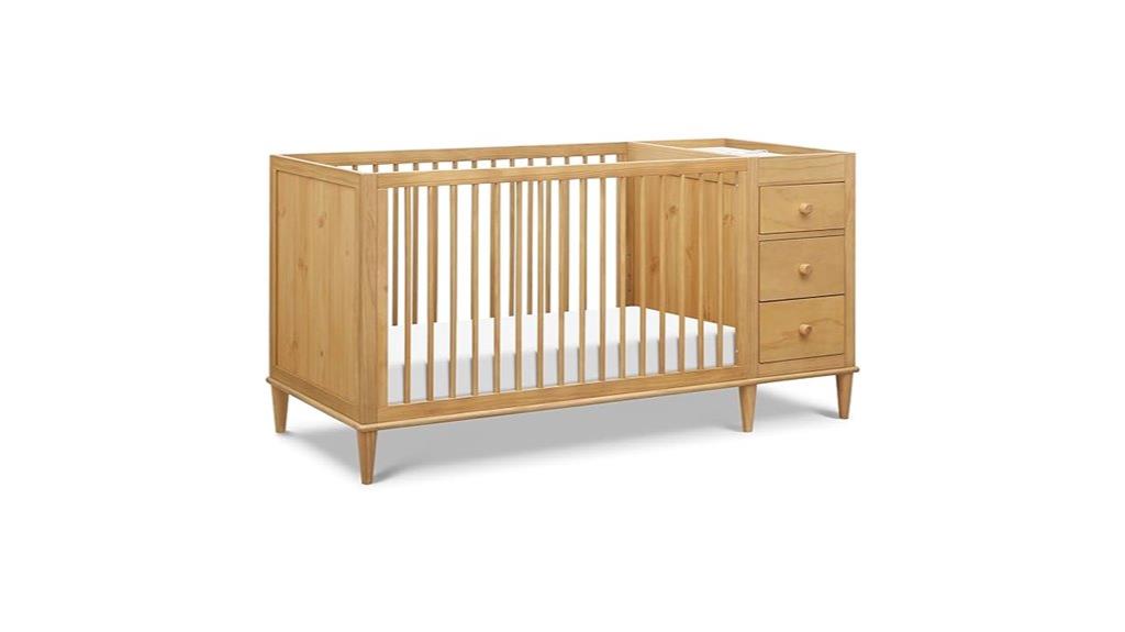 convertible honey nursery furniture