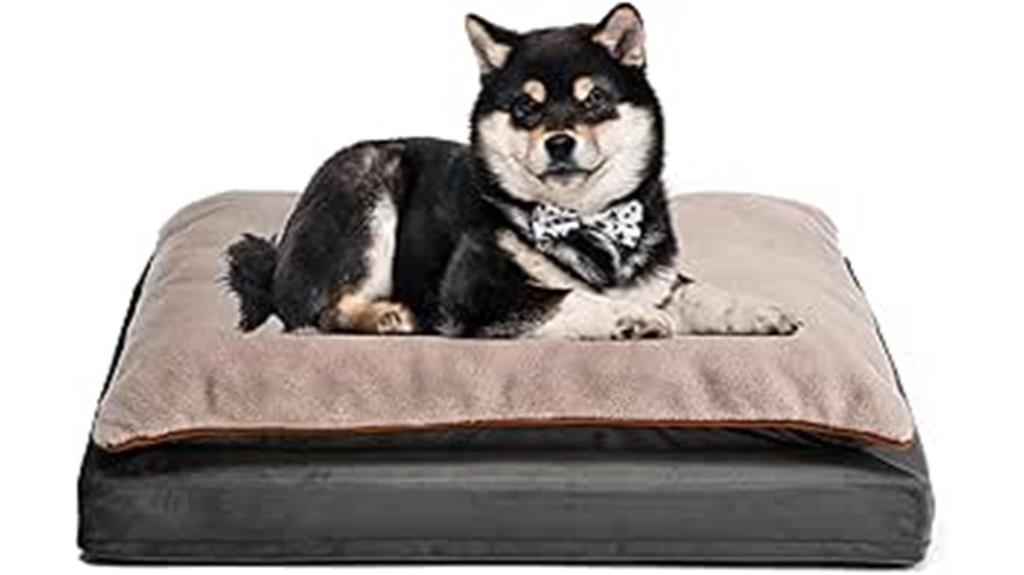cooling grey dog bed
