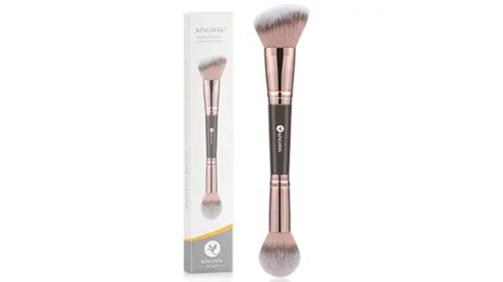 double ended angled brush