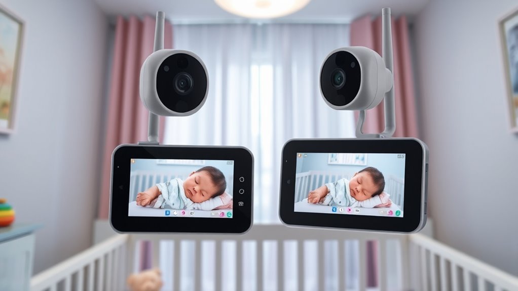 dual camera baby monitors