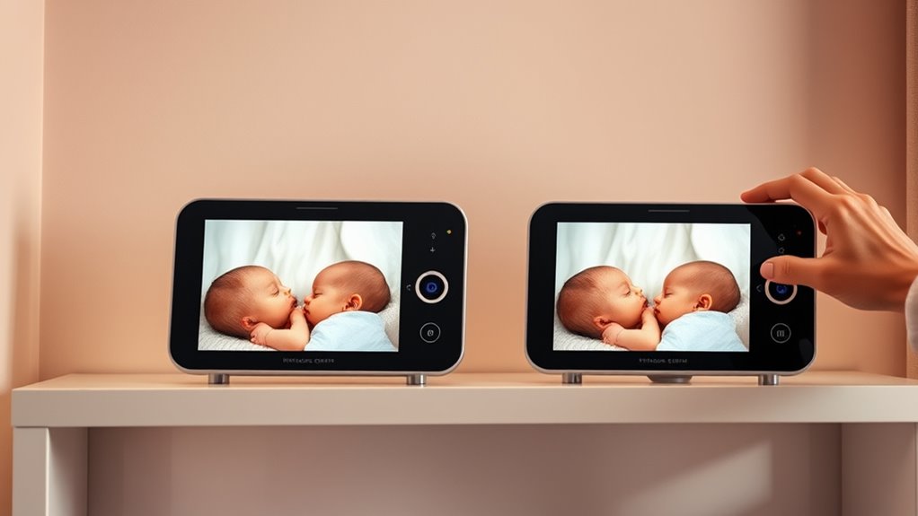 dual camera monitor considerations