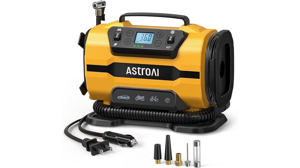 dual motor led inflator