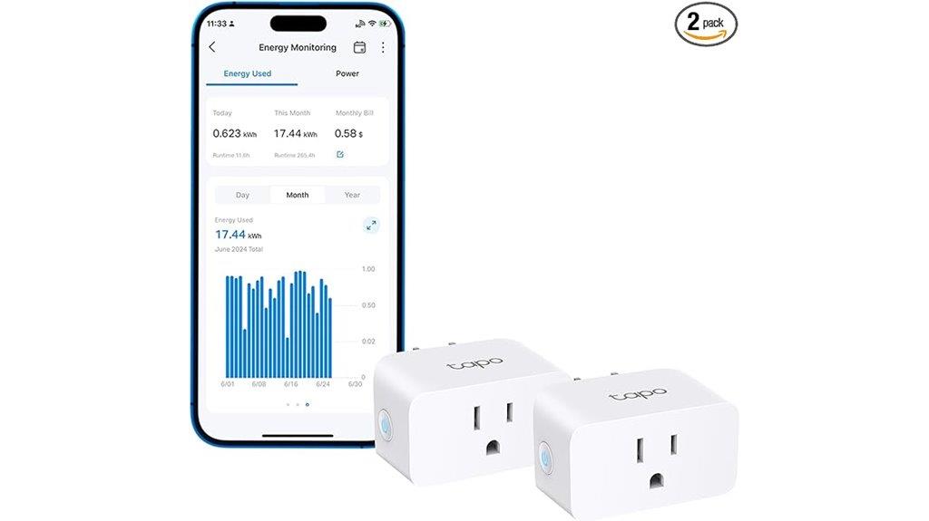 dual pack wi fi smart plugs