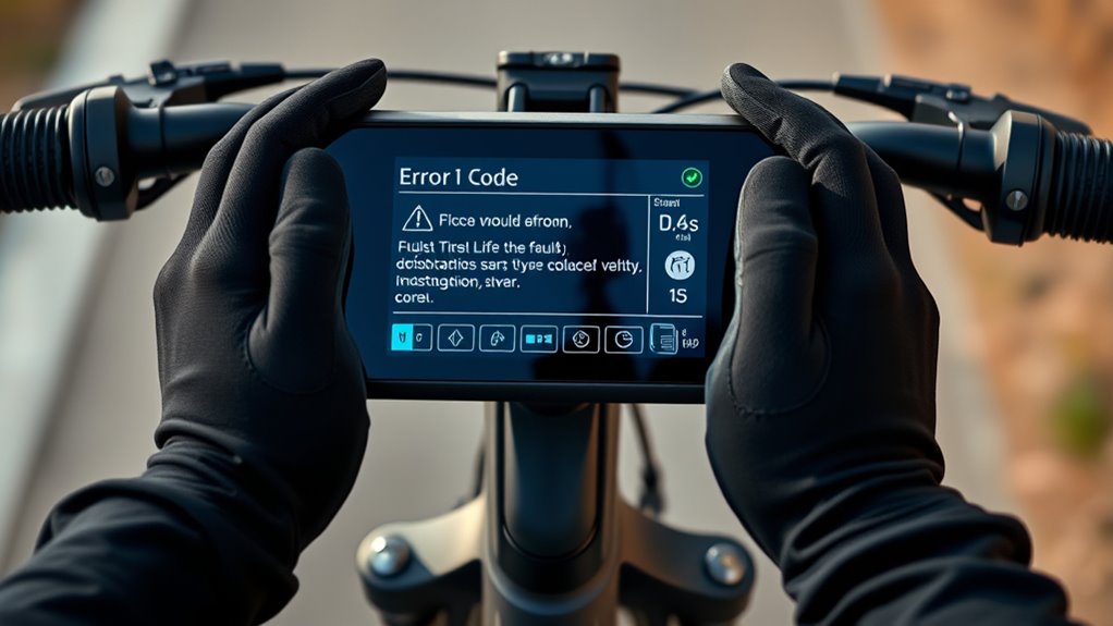 e bike error code diagnosis