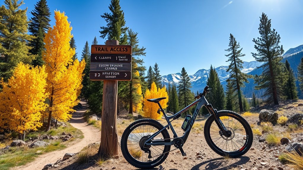 e bike laws and trail signage