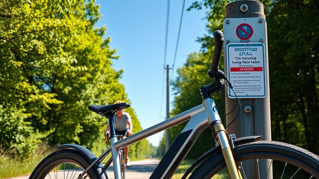 e bike registration regulations