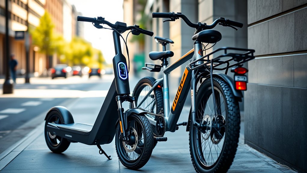 e scooter versus e bike regulations