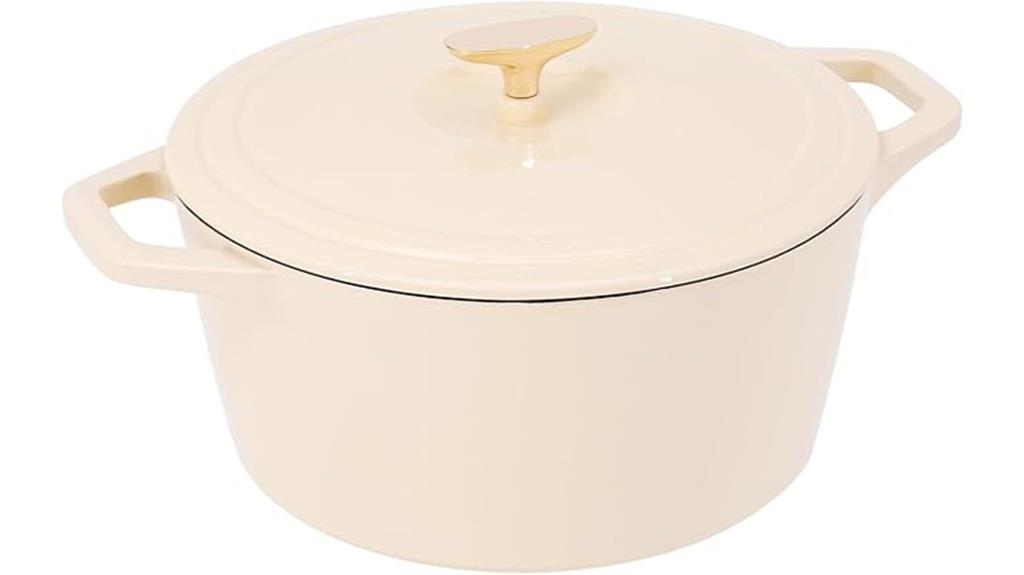 enameled cast iron dutch oven