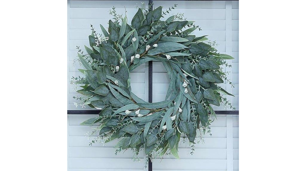 eucalyptus wreath decor