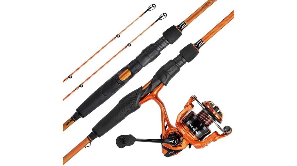 fishing rod and reel combo