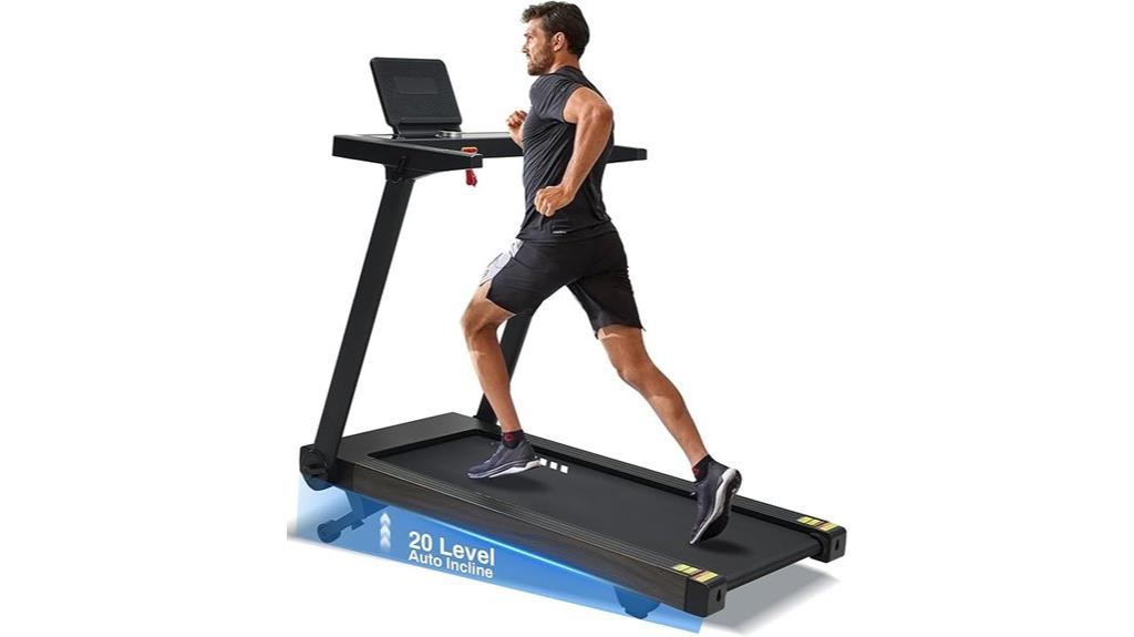 foldable bluetooth led treadmill