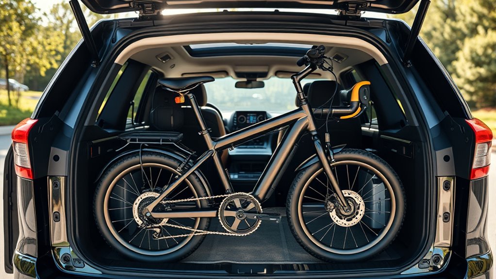 folding bike car transport