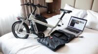 folding e bike packing tips