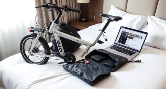 folding e bike packing tips