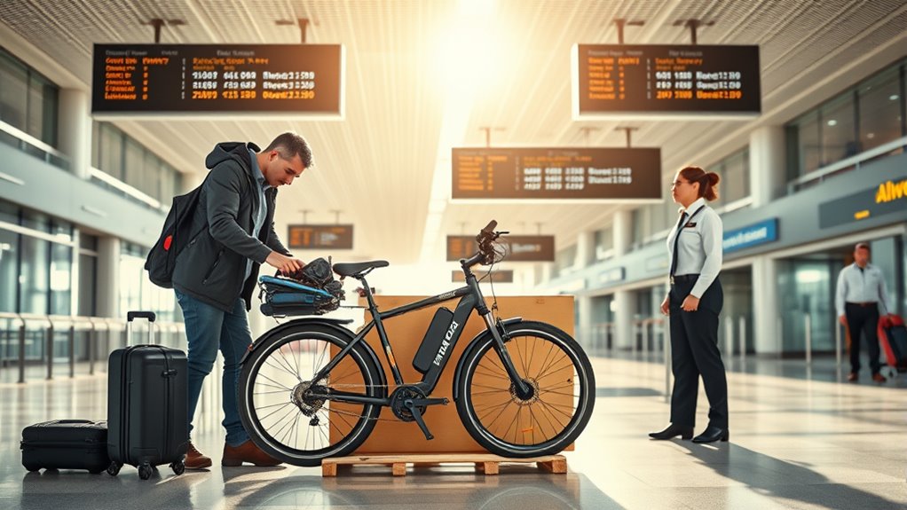 folding e bike travel guidelines