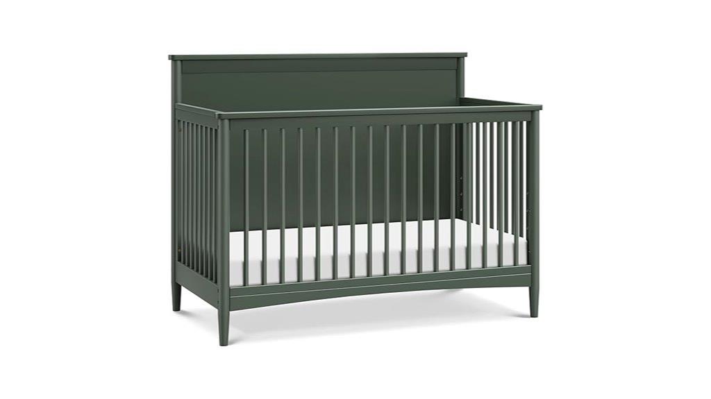 forest green convertible crib