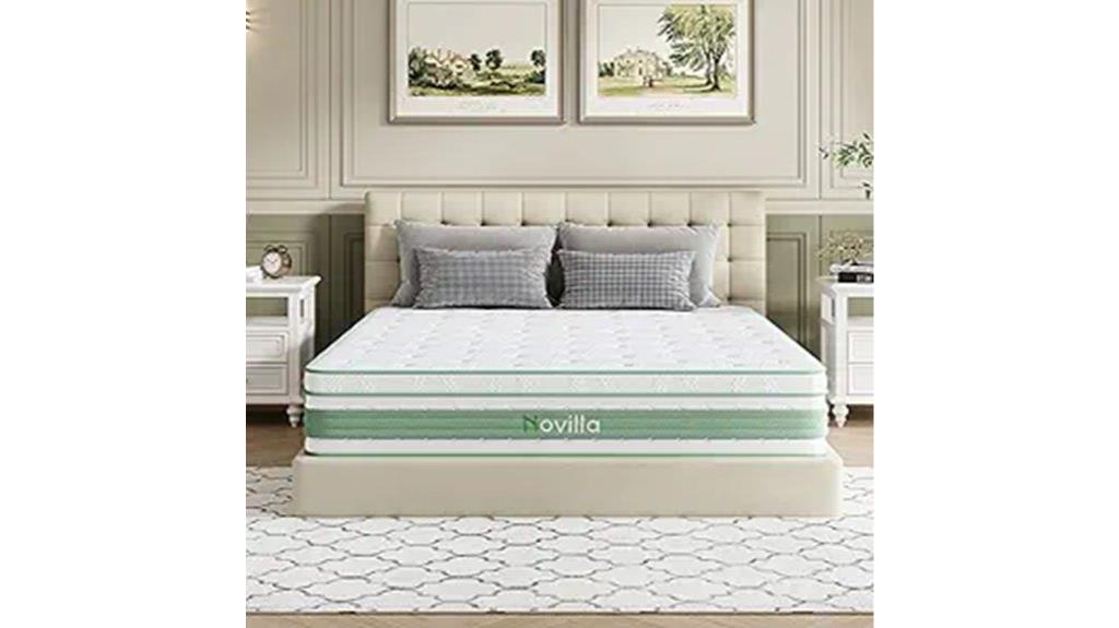 gel memory foam pillow top