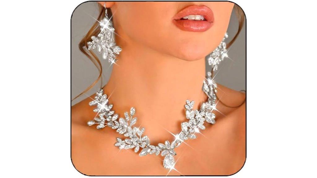 gold green crystal jewelry