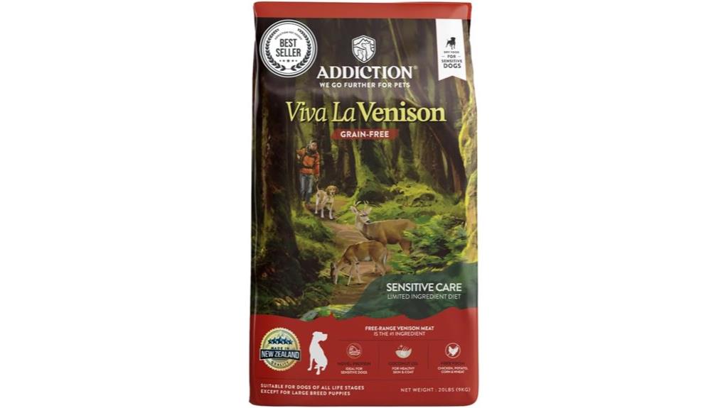 grain free venison dog food