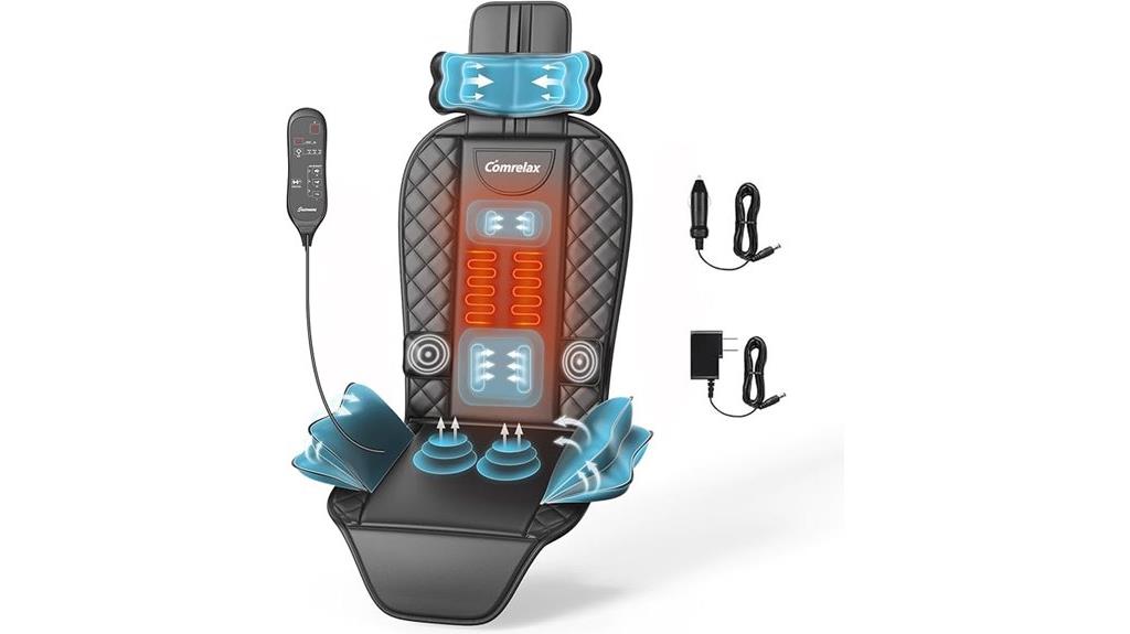 heated vibrating seat massager