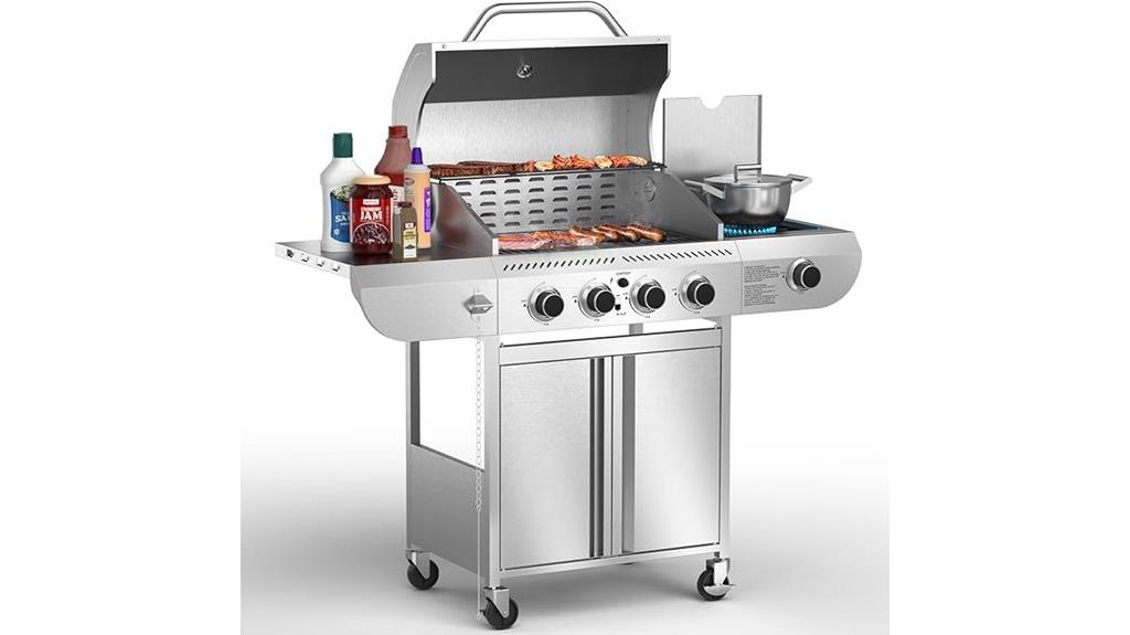 heavy duty stainless steel grill
