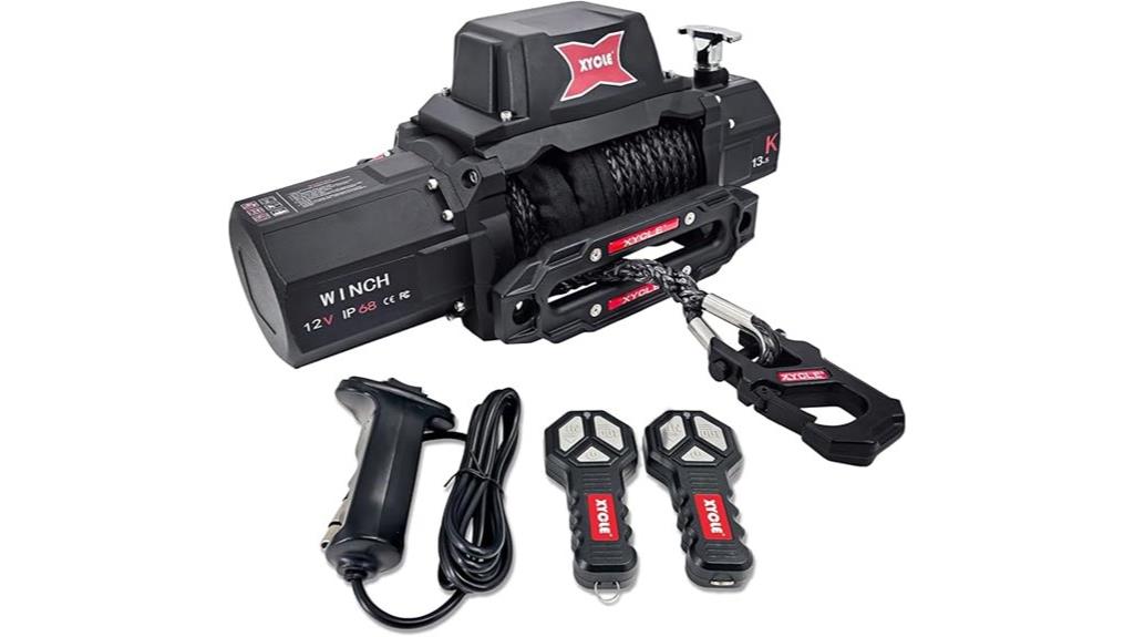 heavy duty wireless synthetic winch