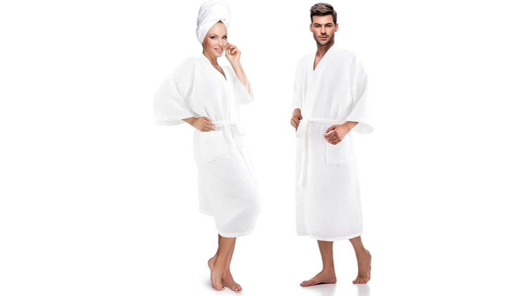 hercicy unisex waffle robes