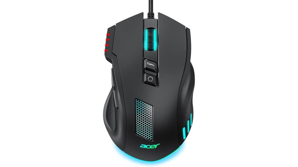 high dpi wired gaming mouse