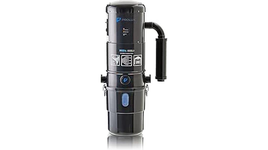 high power central vacuum