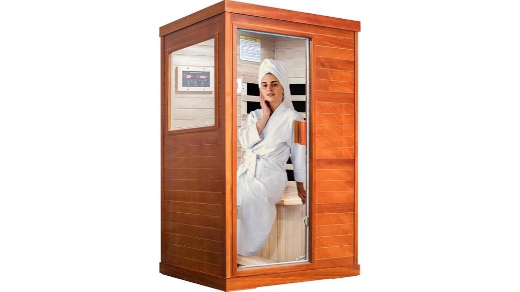 home infrared sauna features