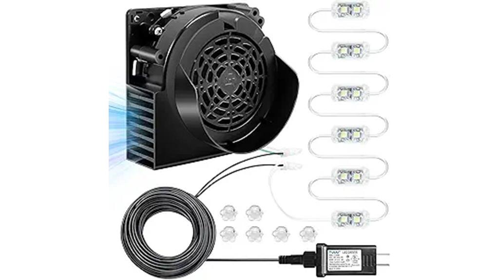 inflatable blower with leds