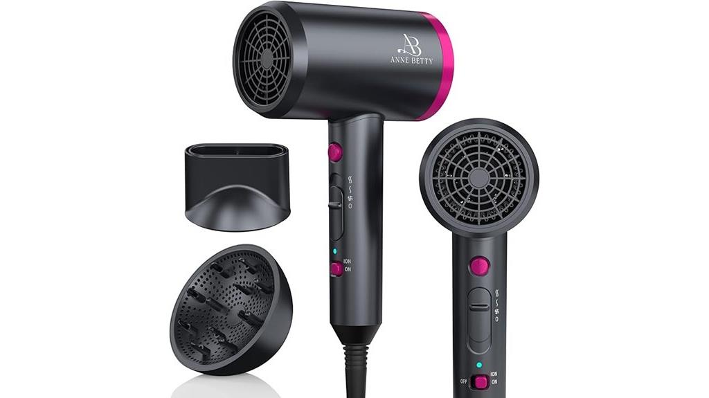 ionic lightweight hair dryer