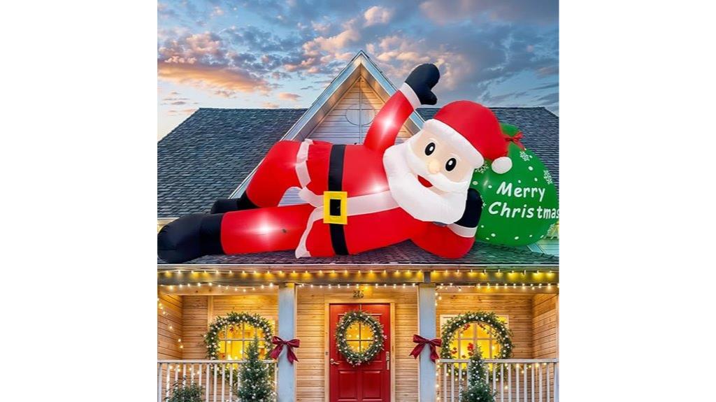 large 12 foot inflatable christmas