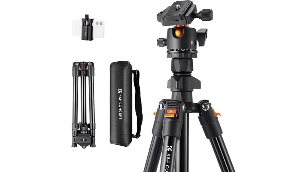 large adjustable camera tripod